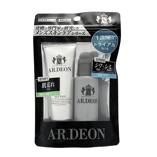 【アルデオン】 薬用メンズ洗顔フォーム＋薬用メンズ化粧水 トライアルセット