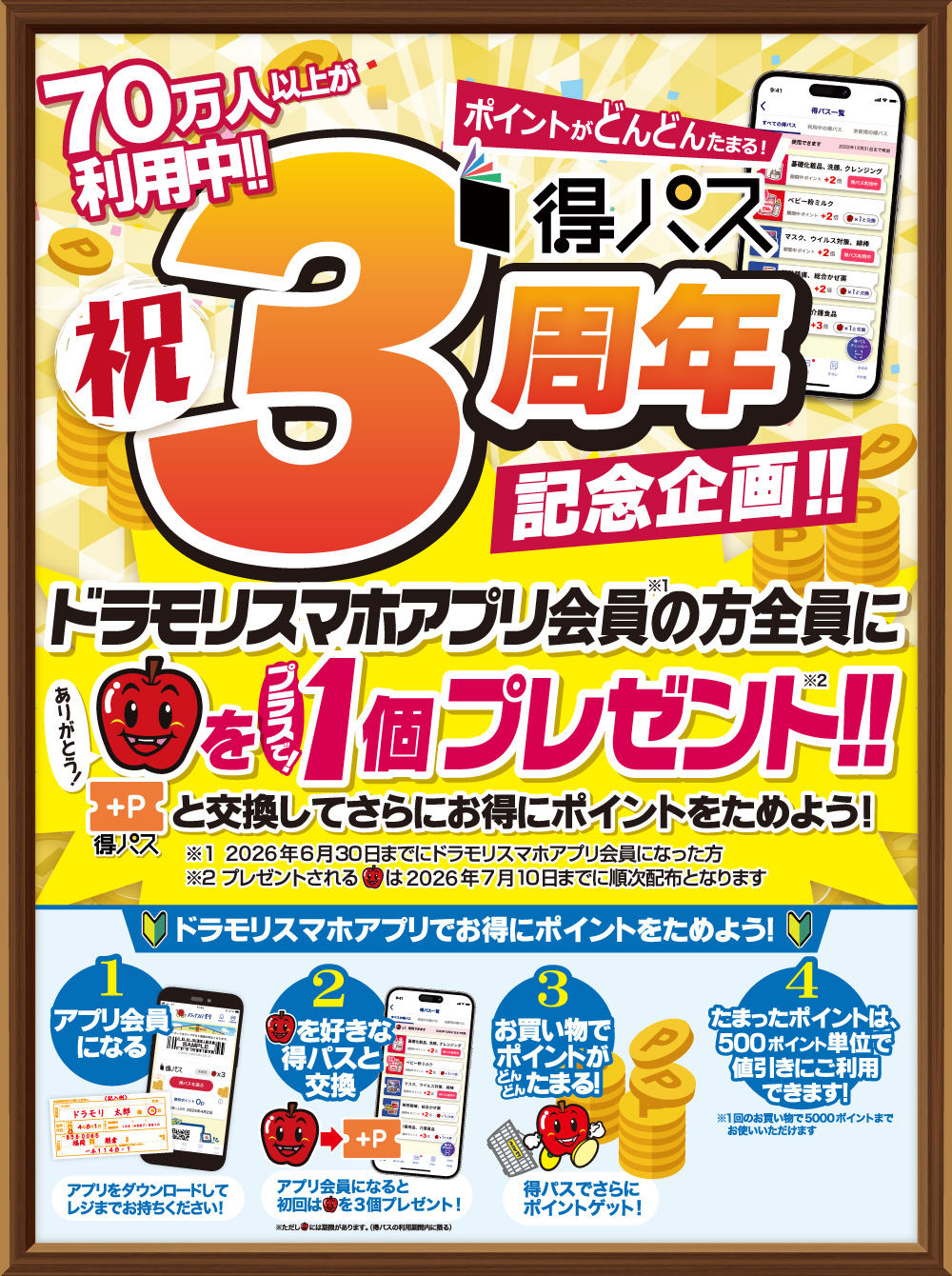 得パス3周年記念企画！